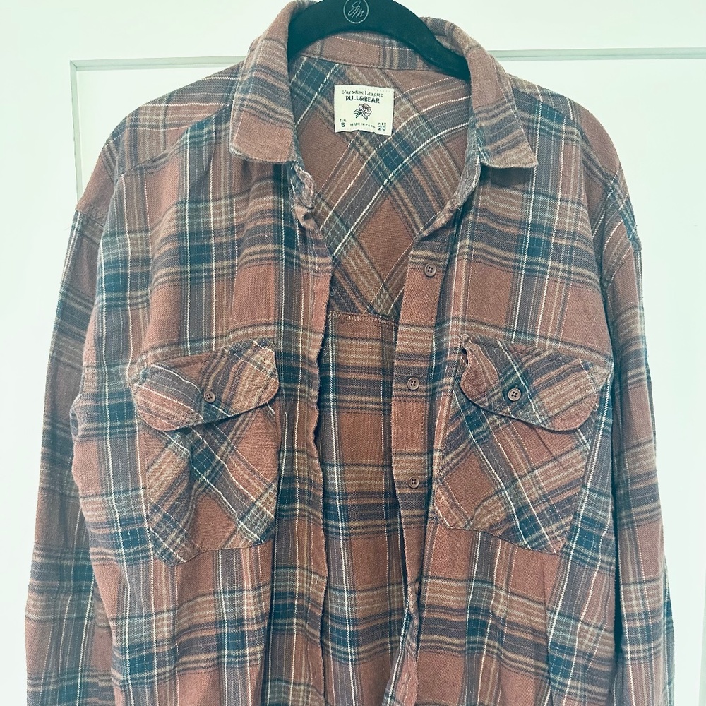 Women’s flannel oversized shirt